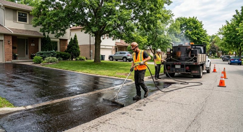 Asphalt Driveway Sealing in Columbus, OH
