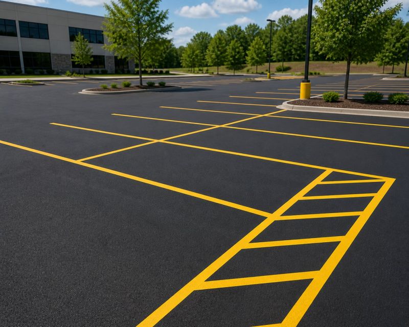 Asphalt Painting in Alpharetta, GA