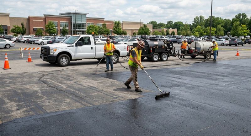 Asphalt Parking Lot Sealing in San Antonio, TX