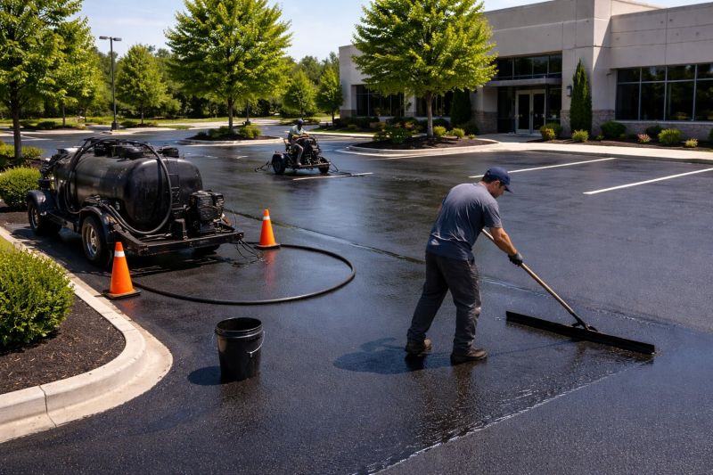 Asphalt Parking Lot Sealing in Denver, CO