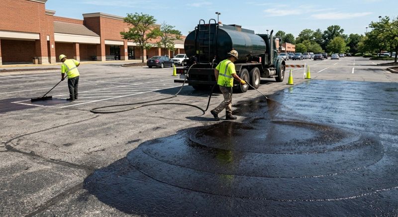 Asphalt Parking Lot Sealing in Miami Dade County, FL