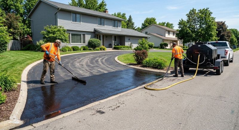 Asphalt Recoating in Greenville, SC