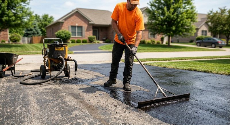 Asphalt Slurry Sealing in Fort Collins, CO