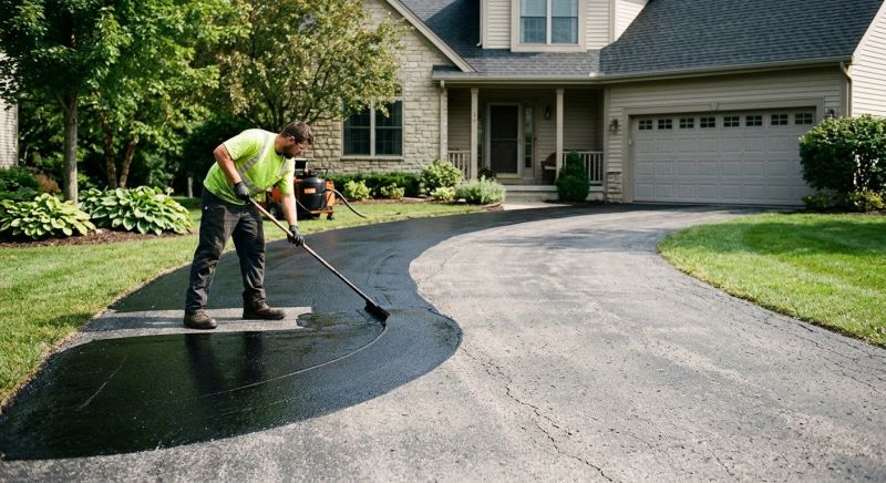 Blacktop Driveway Sealing in San Antonio, TX