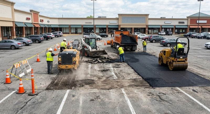 Church Parking Lot Repair in Bluffton, SC