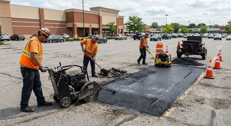 Church Parking Lot Repair in Savannah, GA