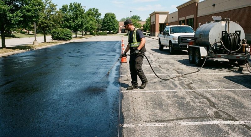 Church Parking Lot Sealcoating in Fort Collins, CO