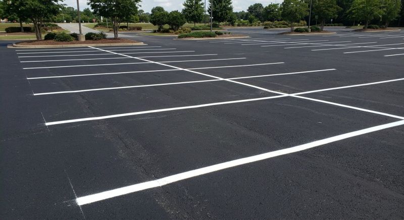 Church Parking Lot Striping in Lawrenceville, GA