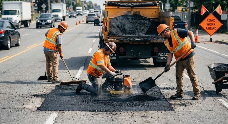 Commercial Pothole Repair in San Diego County, CA