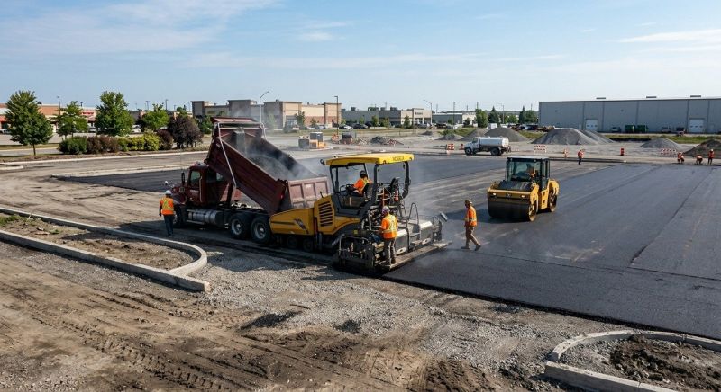 Industrial Asphalt Paving in Orange County, CA