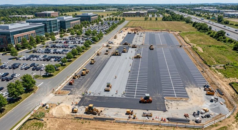 Parking Lot Expansion in Orange County, CA