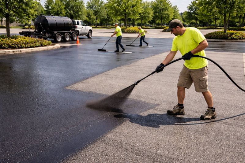 Parking Lot Sealcoating in Greenville, SC