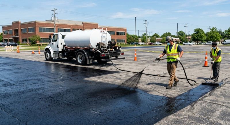 Parking Lot Sealcoating in Greenville, SC