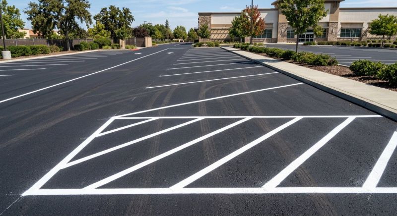 Parking Lot Striping in Roswell, GA