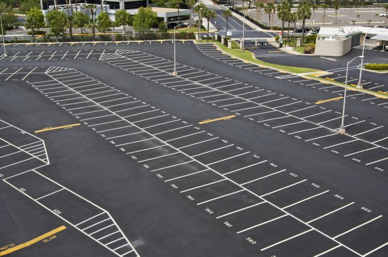 Products For Parking Lot Sealcoatings in use