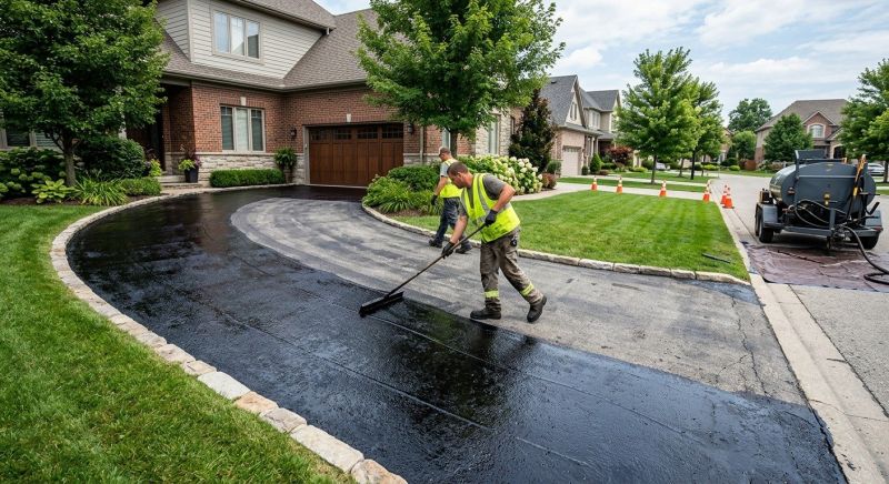Residential Driveway Sealcoating in Fort Collins, CO