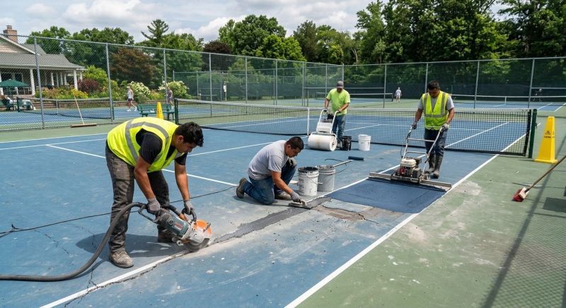 Sports Court Resurfacing in San Antonio, TX